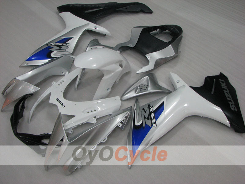 Injection Fairing kit for 11-26 GSX R750 - White, Silver - Factory Style #OYO87905490