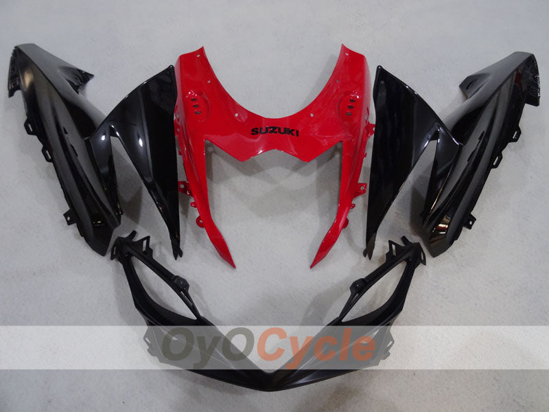 Injection Fairing kit for 11-26 GSX R600 - Red, Black - Factory Style #OYO87905479