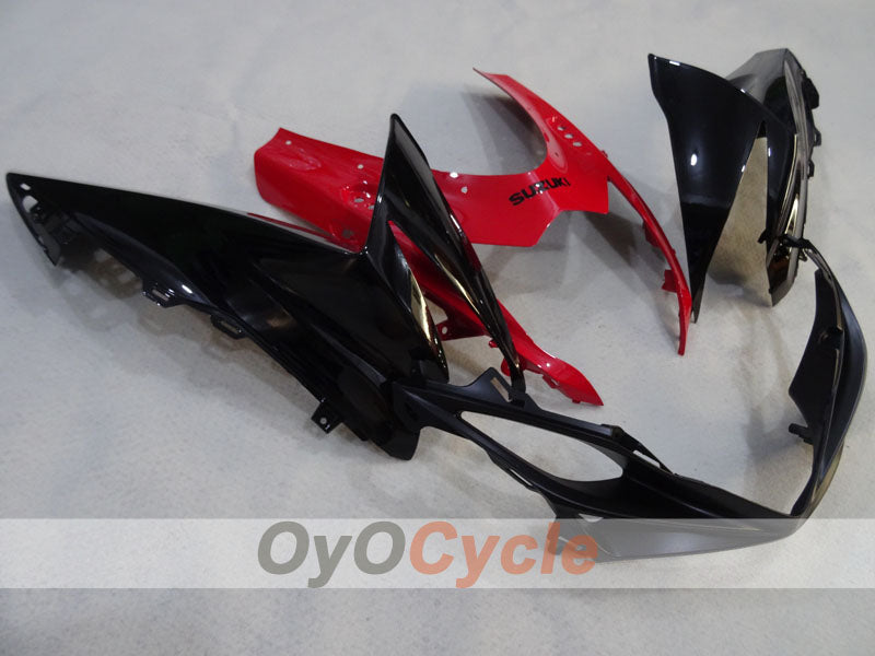 Injection Fairing kit for 11-26 GSX R600 - Red, Black - Factory Style #OYO87905479