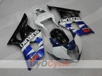 Injection Fairing kit for 03-04 GSX R1000 - Blue, White, Black - Factory Style #OYO87905496