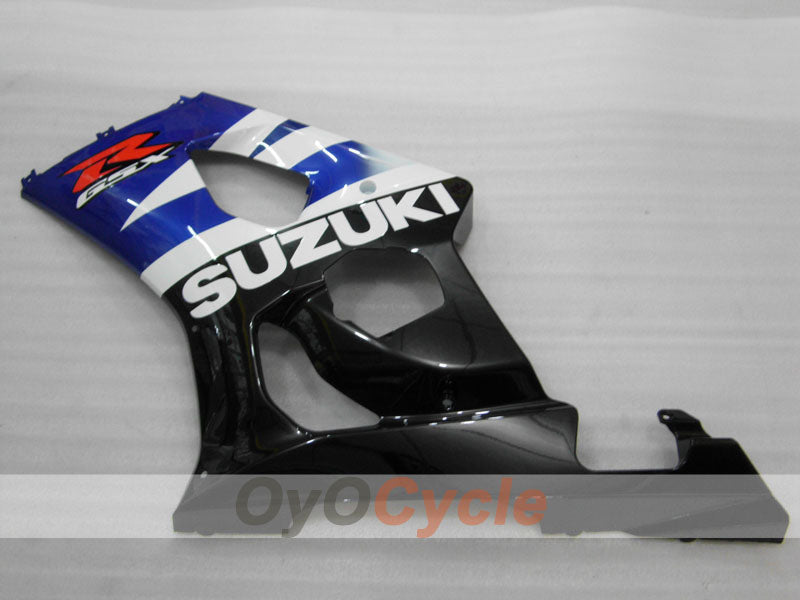 Injection Fairing kit for 03-04 GSX R1000 - Blue, White, Black - Factory Style #OYO87905496