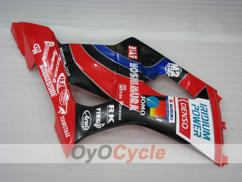 Injection Fairing kit for 03-04 GSX R1000 - Red, Black - YOSHIMURA #OYO87905497
