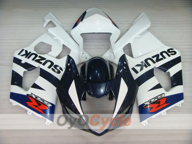 Injection Fairing kit for 03-04 GSX R1000 - Blue, White - Factory Style #OYO87905498 Secondary image