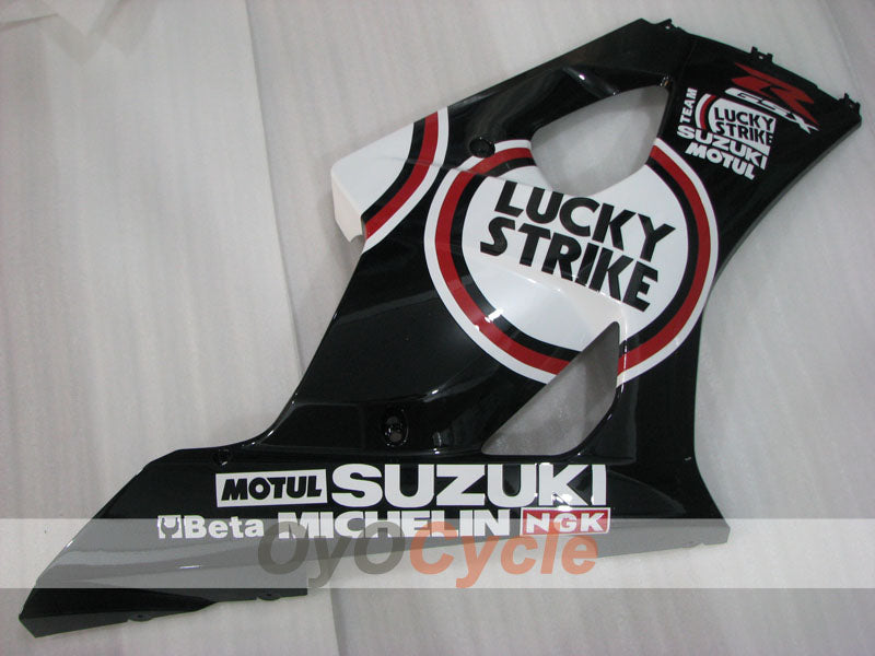 Injection Fairing kit for 03-04 GSX R1000 - Red, White, Black - Lucky Strike #OYO87905500