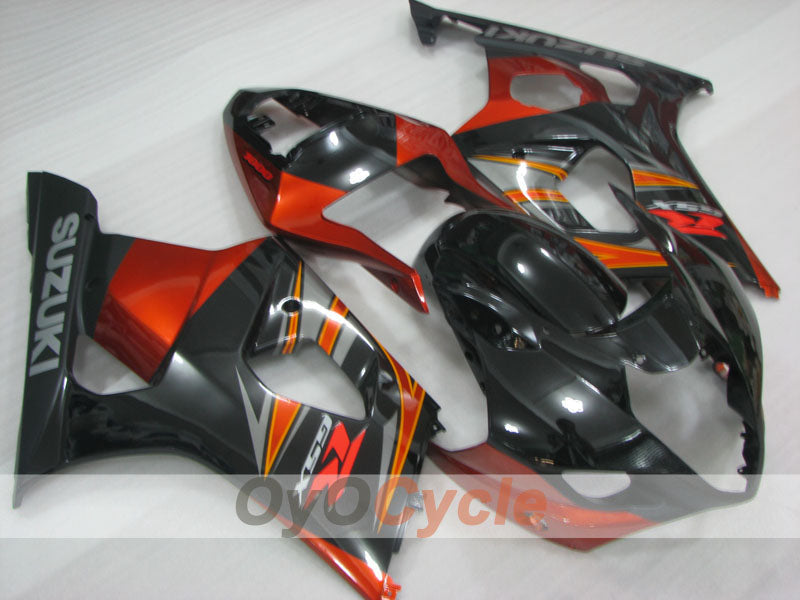 Injection Fairing kit for 03-04 GSX R1000 - Red, Black - Factory Style #OYO87905502