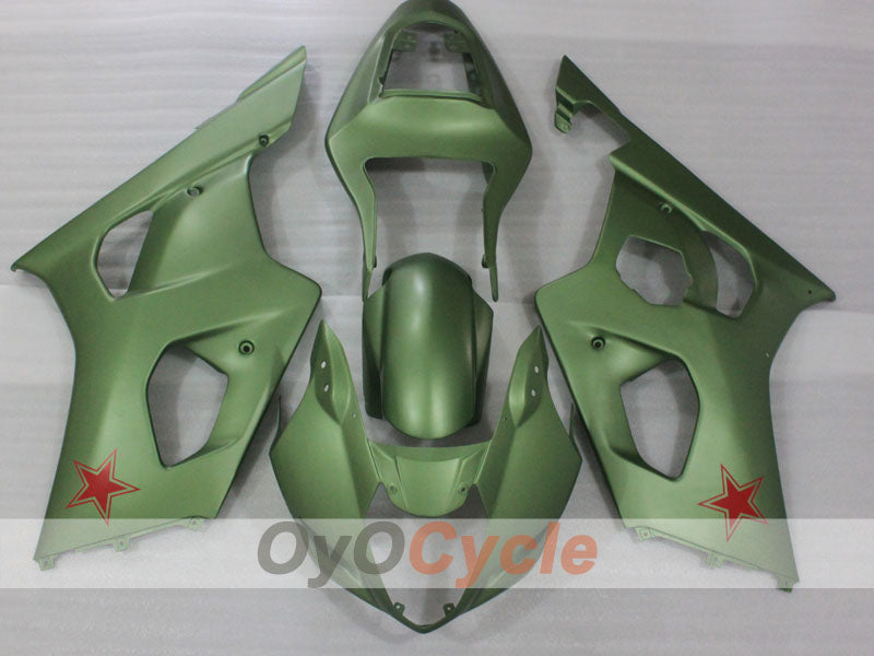 Injection Fairing kit for 03-04 GSX R1000 - ArmyGreen - Factory Style #OYO87905503
