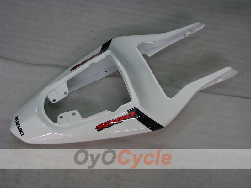 Injection Fairing kit for 03-04 GSX R1000 - White, Black - Factory Style #OYO87905506