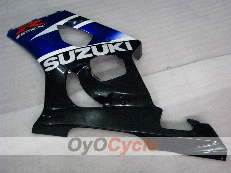 Injection Fairing kit for 03-04 GSX R1000 - White, Black - Factory Style #OYO87905506