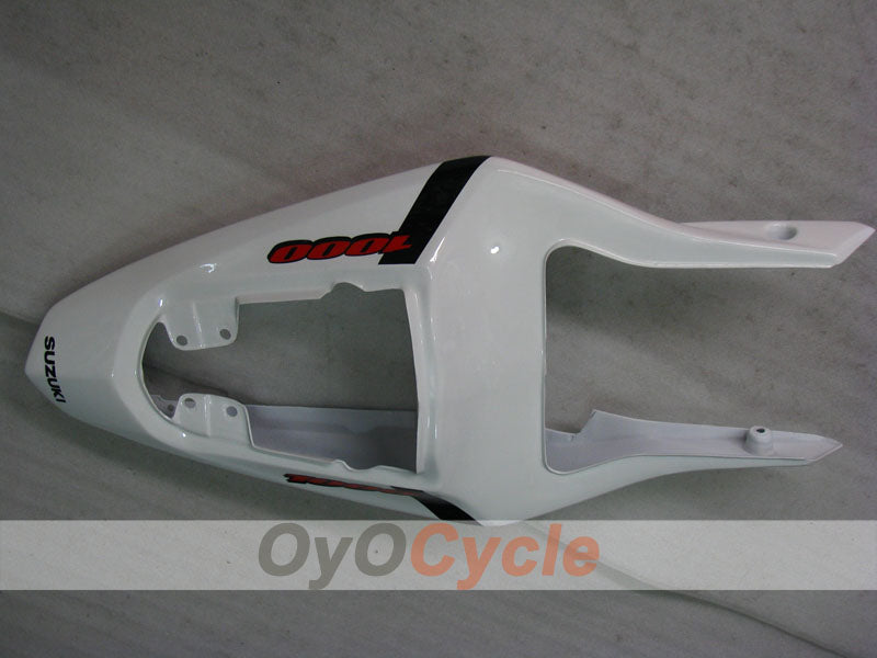 Injection Fairing kit for 03-04 GSX R1000 - White, Black - Factory Style #OYO87905506