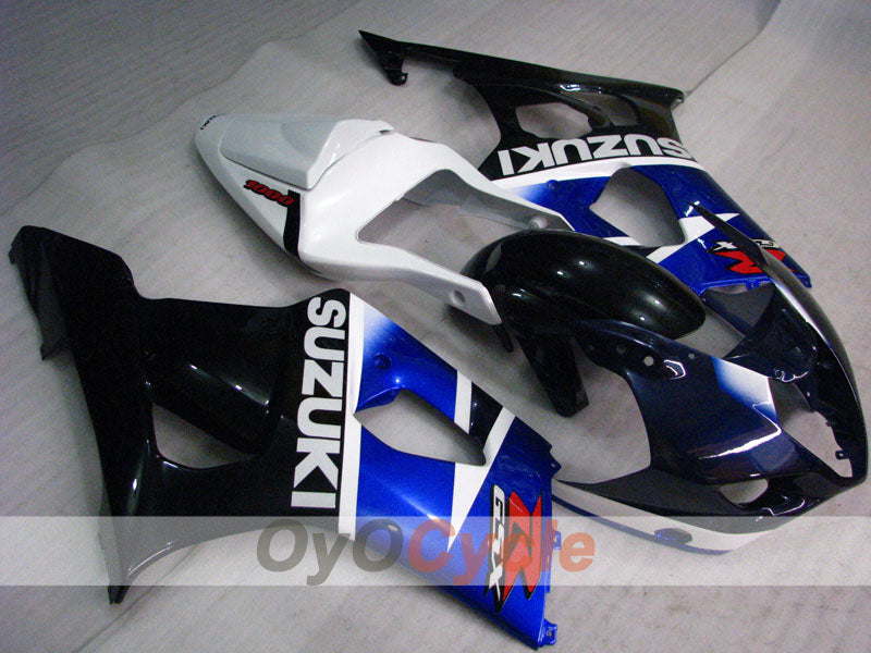 Injection Fairing kit for 03-04 GSX R1000 - White, Black - Factory Style #OYO87905506