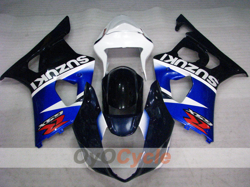 Injection Fairing kit for 03-04 GSX R1000 - White, Black - Factory Style #OYO87905506