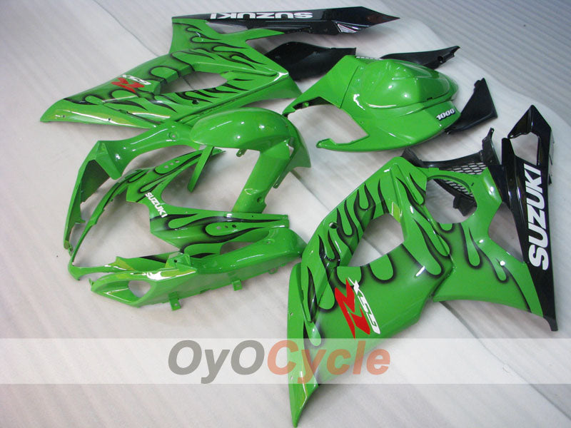 Injection Fairing kit for 05-06 GSX R1000 - Green - Customize #OYO87905509 Secondary image