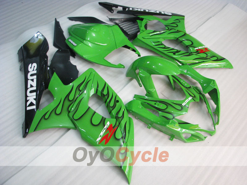 Injection Fairing kit for 05-06 GSX R1000 - Green - Customize #OYO87905509 Main image