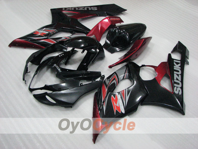 Injection Fairing kit for 05-06 GSX R1000 - Red, Black - Factory Style #OYO87905515 Main image