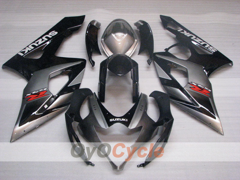Injection Fairing kit for 05-06 GSX R1000 - Black, Silver - Factory Style #OYO87905517 Secondary image