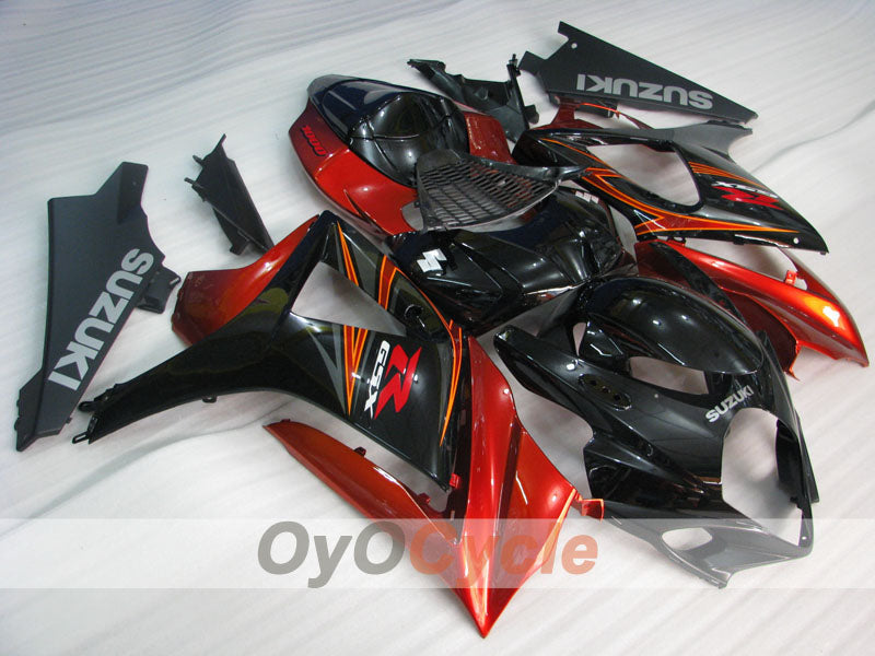 Injection Fairing kit for 07-08 GSX R1000 - Red, Black - Factory Style #OYO87905521