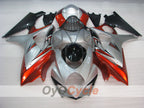 Injection Fairing kit for 07-08 GSX R1000 - Orange, Silver - Factory Style #OYO87905522