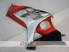 Injection Fairing kit for 07-08 GSX R1000 - Orange, Silver - Factory Style #OYO87905522