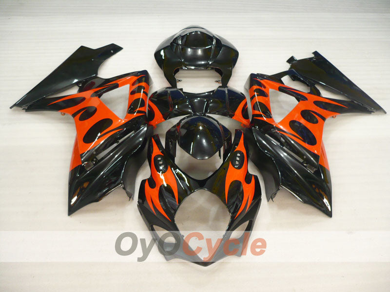 Injection Fairing kit for 07-08 GSX R1000 - Orange, Black - Customize #OYO87905523 Secondary image