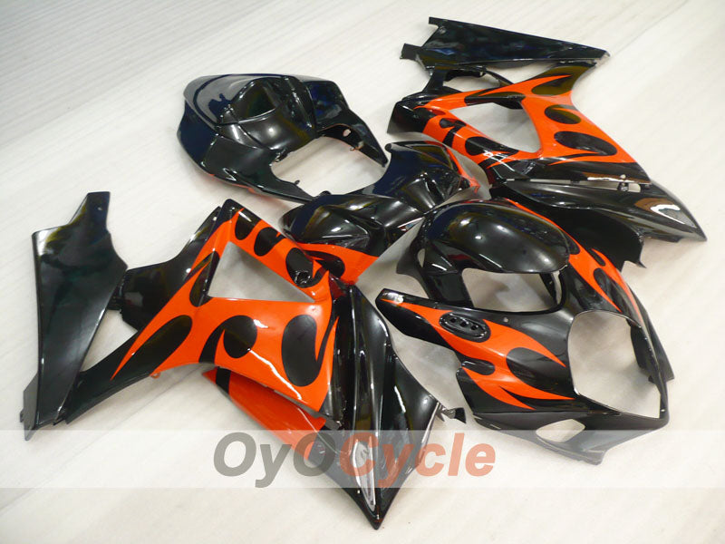 Injection Fairing kit for 07-08 GSX R1000 - Orange, Black - Customize #OYO87905523