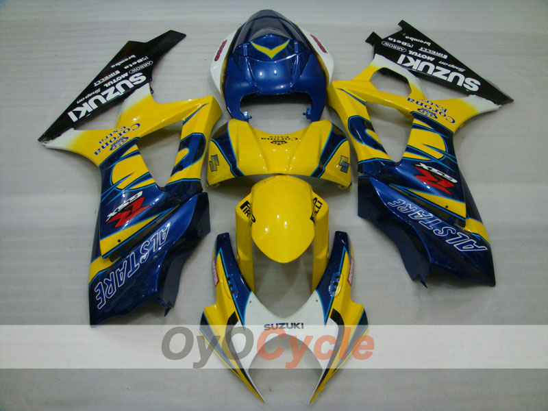 Injection Fairing kit for 07-08 GSX R1000 - Red, Blue - Corona #OYO87905525