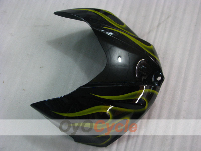 Injection Fairing kit for 07-08 GSX R1000 - Yellow, Black - Flame #OYO87905527