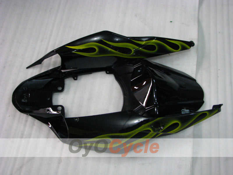 Injection Fairing kit for 07-08 GSX R1000 - Yellow, Black - Flame #OYO87905527
