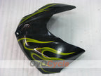 Injection Fairing kit for 07-08 GSX R1000 - Yellow, Black - Flame #OYO87905527
