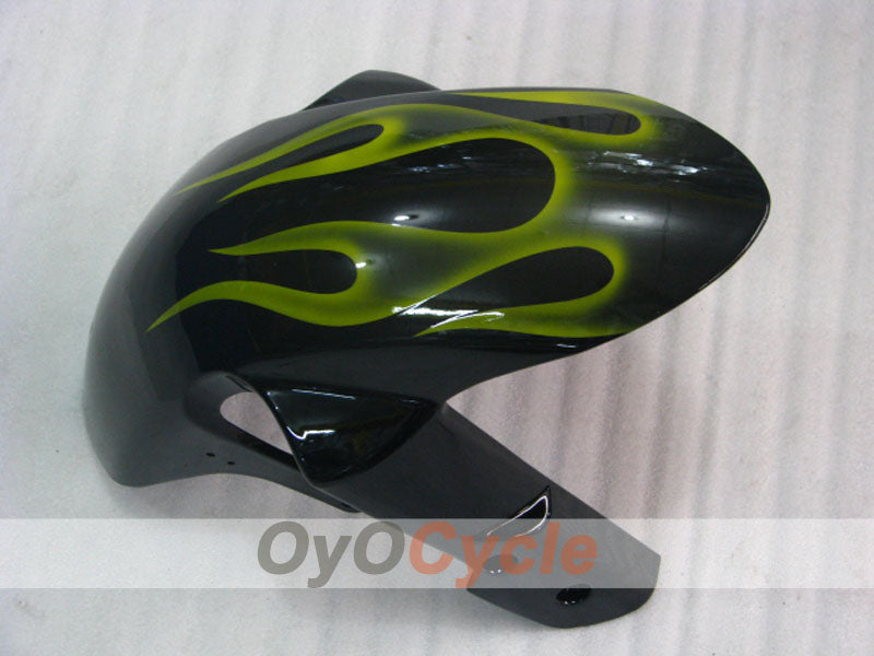 Injection Fairing kit for 07-08 GSX R1000 - Yellow, Black - Flame #OYO87905527