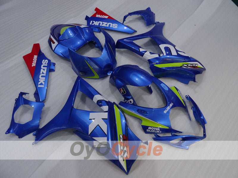 Injection Fairing kit for 07-08 GSX R1000 - Blue - MOTUL #OYO87905528 Main image