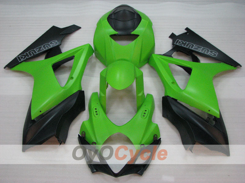 Injection Fairing kit for 07-08 GSX R1000 - Green, Black, Matte - Factory Style #OYO87905529 Secondary image