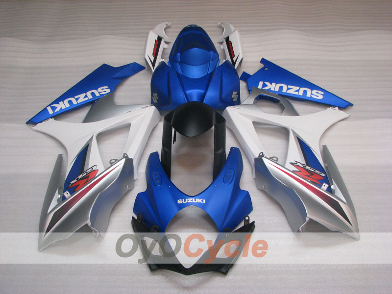 Injection Fairing kit for 07-08 GSX R1000 - Blue, White - Factory Style #OYO87905530