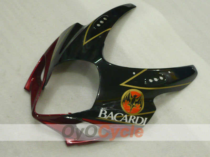 Injection Fairing kit for 07-08 GSX R1000 - Red, Black - BACARDI #OYO87905531