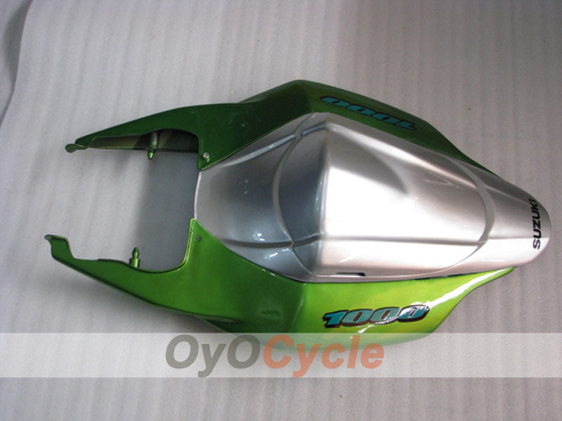 Injection Fairing kit for 07-08 GSX R1000 - Green, Silver - Factory Style #OYO87905533