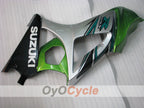 Injection Fairing kit for 07-08 GSX R1000 - Green, Silver - Factory Style #OYO87905533