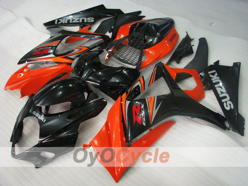 Injection Fairing kit for 07-08 GSX R1000 - Orange, Black - Factory Style #OYO87905534
