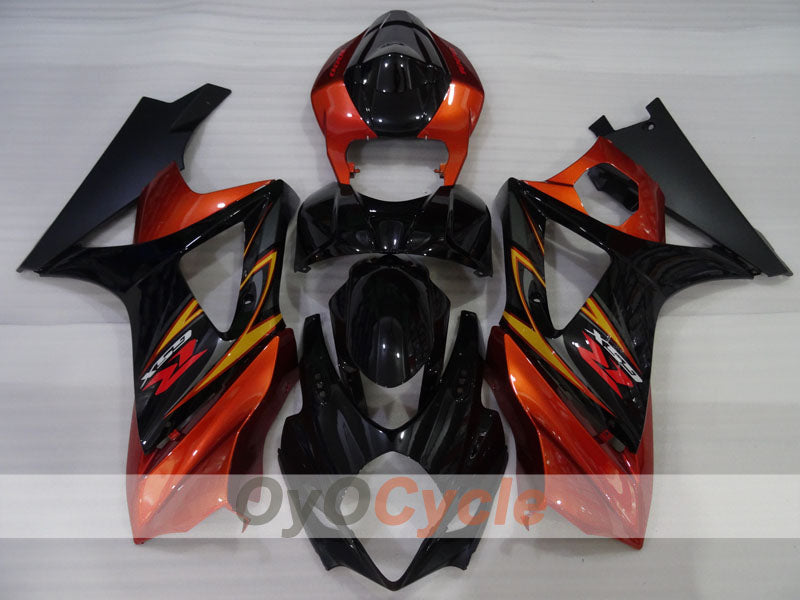 Injection Fairing kit for 07-08 GSX R1000 - Orange, Black - Factory Style #OYO87905535 Secondary image