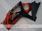 Injection Fairing kit for 07-08 GSX R1000 - Orange, Black - Factory Style #OYO87905535
