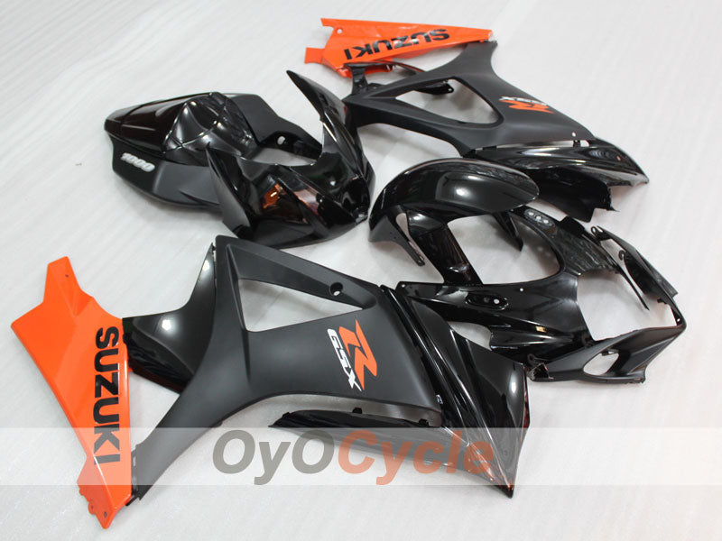 Injection Fairing kit for 07-08 GSX R1000 - Orange, Black, Matte - Factory Style #OYO87905536