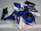 Injection Fairing kit for 07-08 GSX R1000 - Blue, White - Factory Style #OYO87905543