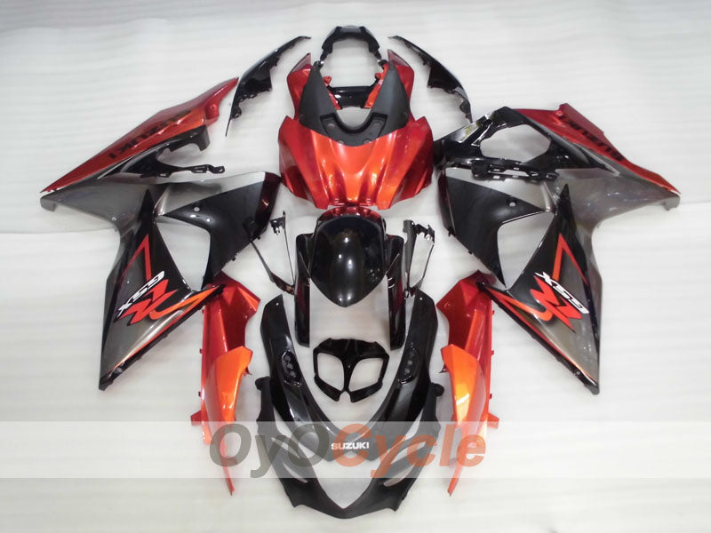 Injection Fairing kit for 09-16 GSX R1000 - Orange, Black - Factory Style #OYO87905545