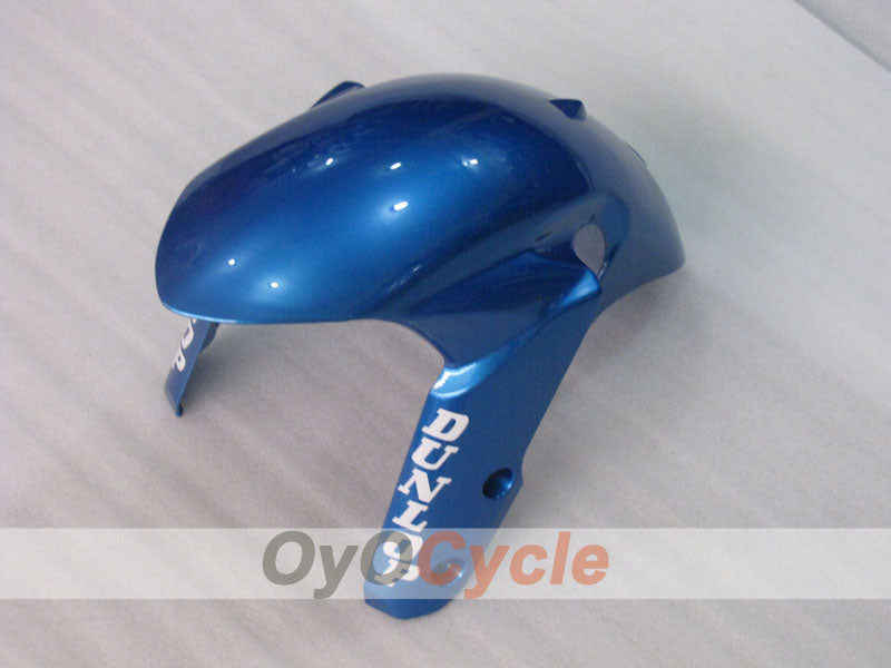 Injection Fairing kit for 09-16 GSX R1000 - Blue, White - DUNLOP, MOTUL #OYO87905548