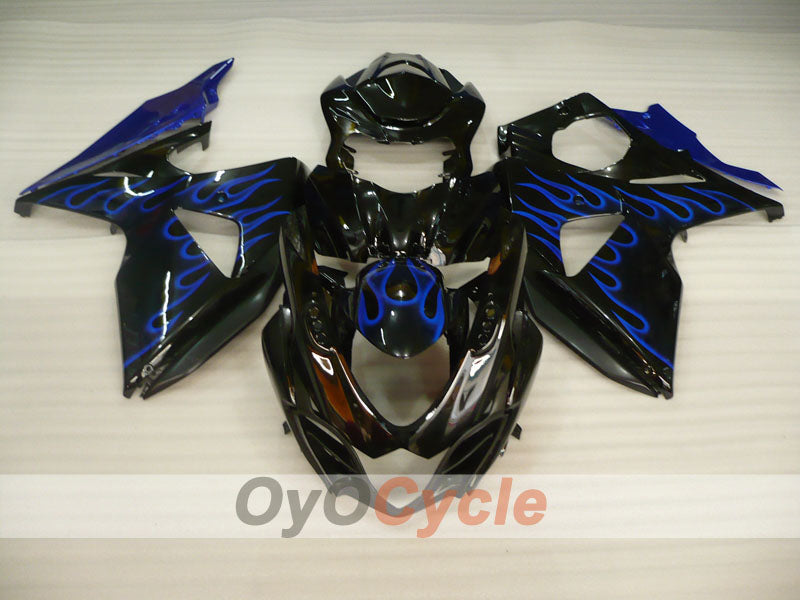 Injection Fairing kit for 09-16 GSX R1000 - Black - Flame #OYO87905549