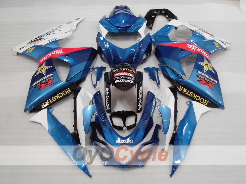 Injection Fairing kit for 09-16 GSX R1000 - Blue, White, Black - Rockstar #OYO87905550 Secondary image