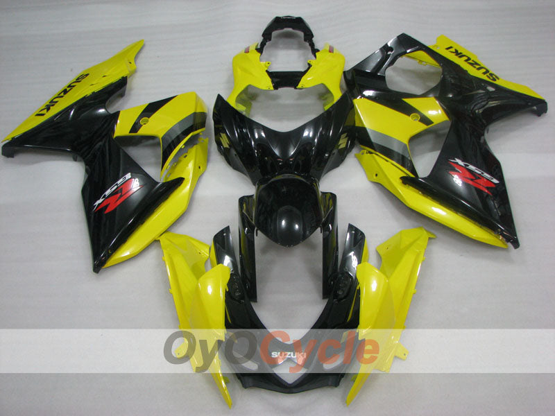 Injection Fairing kit for 09-16 GSX R1000 - Yellow, Black - Factory Style #OYO87905555