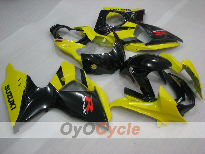 Injection Fairing kit for 09-16 GSX R1000 - Yellow, Black - Factory Style #OYO87905555 Main image