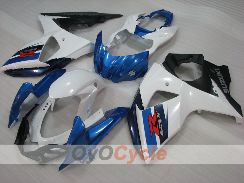 Injection Fairing kit for 09-16 GSX R1000 - Blue, White - Factory Style #OYO87905556