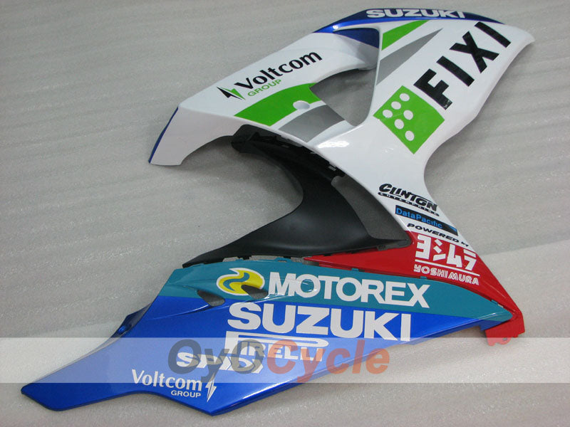 Injection Fairing kit for 09-16 GSX R1000 - Blue, White - FIXI #OYO87905559