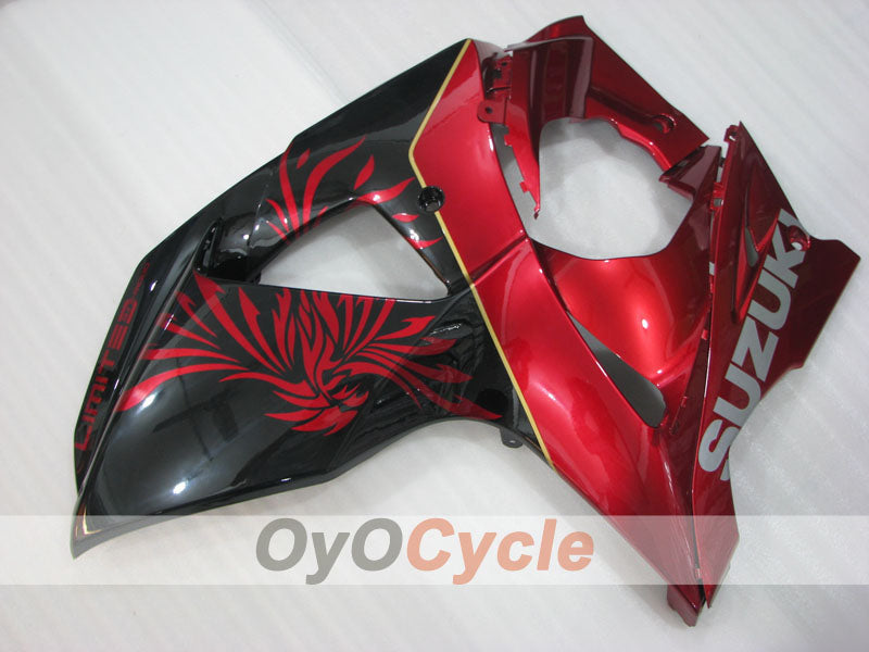 Injection Fairing kit for 09-16 GSX R1000 - Red, Black - Factory Style #OYO87905560