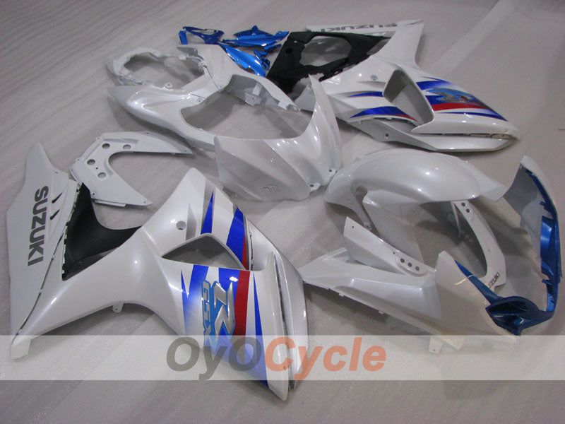 Injection Fairing kit for 09-16 GSX R1000 - Blue, White, Black - Factory Style #OYO87905564